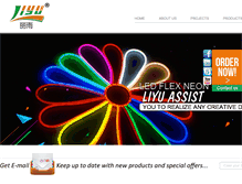 Tablet Screenshot of liyu-led.com